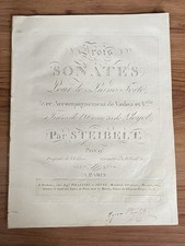 STEIBELT Daniel, Trois Sonates