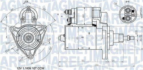 Magneti marelli démarreur - marelli,