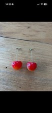 Boucles d'oreilles cerises