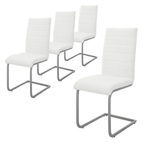 Lot chaises pied luge - 4,
