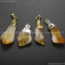 Pierres précieuses citrine naturelles de guérison, perles de Chakra Reiki,...