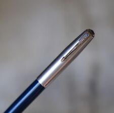 STYLO PLUME PARKER 51 VACUMATIC BLUE DIAMOND EN RESINE BLEU NUIT & PL. OR - RARE