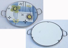 PIE DISH - TRAY - VAPER - PORCELAIN - ANTIQUE - VINTAGE - PATISSERIE