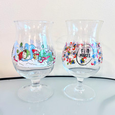 Tulip Beer Glasses Duvel Chouffe Find Marcel Set of 2