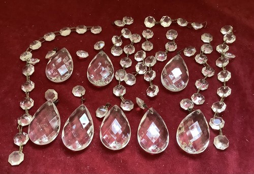 Ancienne pampille cristal - ancienne,