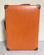 Globe Trotter Centenary Carry Case Luggege Bag Orange Brown 21 Inch 35L With Key
