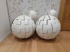 2 Lustres Ikea PS 2014. Blanc. Excellent état 