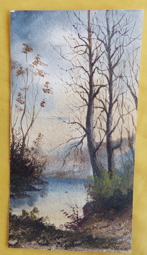 Ecole barbizon aquarelle - barbizon,
