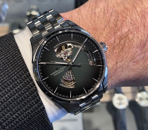 Hamilton jazzmaster open - open, heart