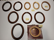 lot de dix cadres: 9 ovales et