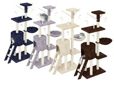 Arbre à chat griffoir grattoir grimpeur aire de jeux animalerie chats haut 140cm