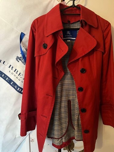 Trench coat burberry blue - trench-coat,