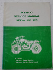 2002 - 2005 OEM KYMCO MX'er 150cc / 125cc Quad ATV Service Repair Shop Manual