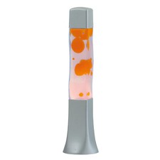 Lampe à lave orange -