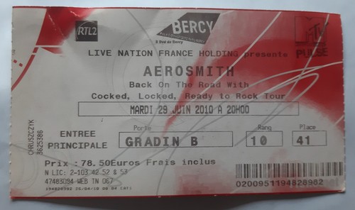 Ticket billet used - ticket, stub