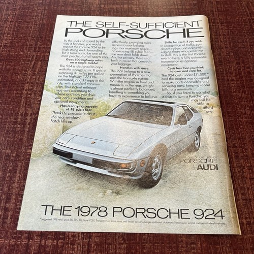 1978 porsche 924 turbo print - 1978,