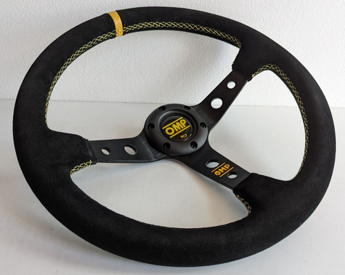 Volant sport plat profond - , cuir