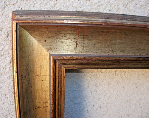 Large cadre ancien - ancien, bois