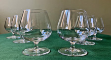 6 verres à digestif en cristal de Vannes signés