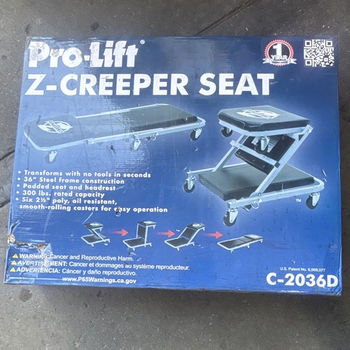 Pro lift creeper - z-creeper, seat