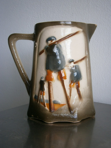 Pichet barbotine faïence - pichet,