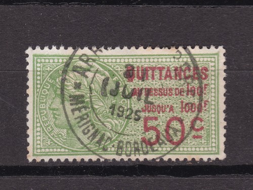 Timbre fiscal 1920 medaillon - fiscal,