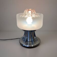 60.s Space Age Globe Glass Lattimo Mazzega Italy Lamp