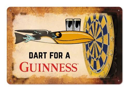 Plaque metal guinness - plaque,