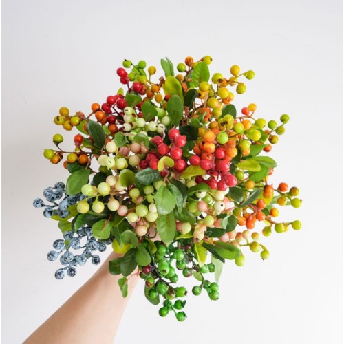 Bouquet baies artificielles - de,