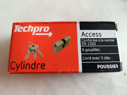 Barillet serrure cylindre - cylindre, de