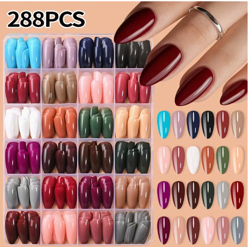 Lot 288 faux ongles - lot,