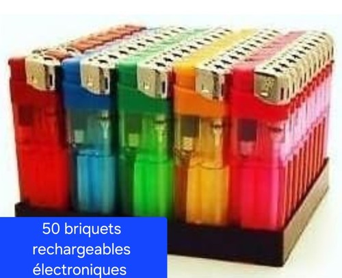 Briquets rechargeables - 50,