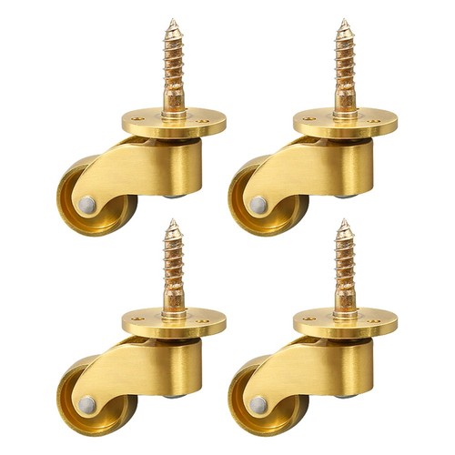 4pcs roulettes laiton - 4pcs,
