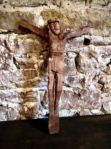 Christ bois art populaire - christ, en