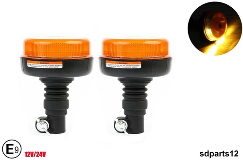 Gyrophare led 12v 24v - 2x,