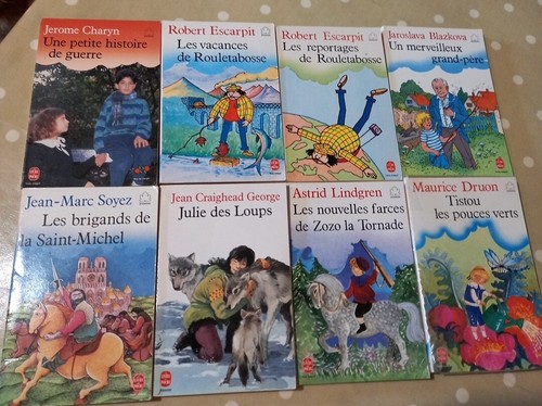 Lot livres poche - de, 8