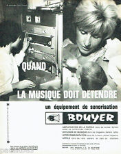 1964 Bouyer ADVERTISING 036 SOUND MUSIC BROADCAST ADVERTISEMENT