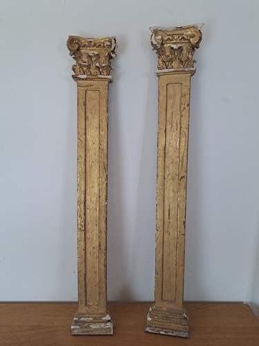 Paire pilastres boiserie - paire, de