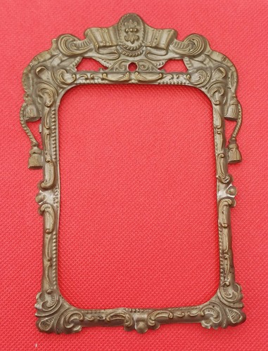 Ancien petit cadre métal - cadre, en