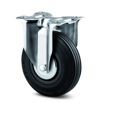 Roulette fixe - chariot d'atelier et garage - sols béton - ø 80 mm - Alpha TENTE
