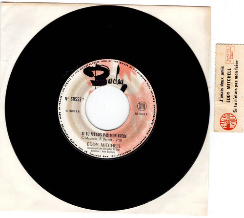 Eddy mitchell avais deux - eddy,