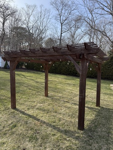 Pergola x10 assembled - 8’x10’, 4