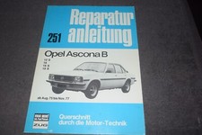 Repair Manual Repair Manual Opel Ascona B 1975 - 1977 First Class