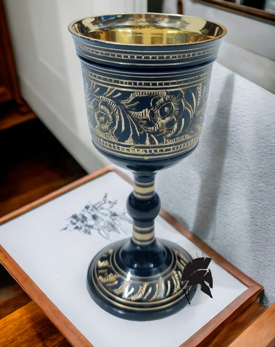 Coupe vin laiton calice - coupe,