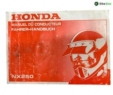 Manuel du proprietaire HONDA NX 250 1988-1996 DOMINATOR.