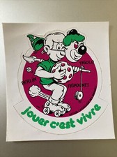 Vintage Catholic Children's Action Perlin Triolo Fripounet Sticker