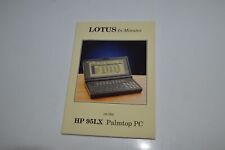 CF HP HEWLETT-PACKARD PALMTOP PC LOTUS En Minutes Manuel / Livre (CLC65)