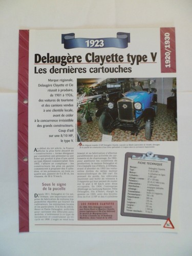 Carte fiche auto - carte,