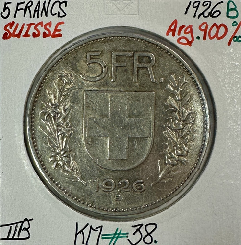 Suisse francs 1926 b - 1926,
