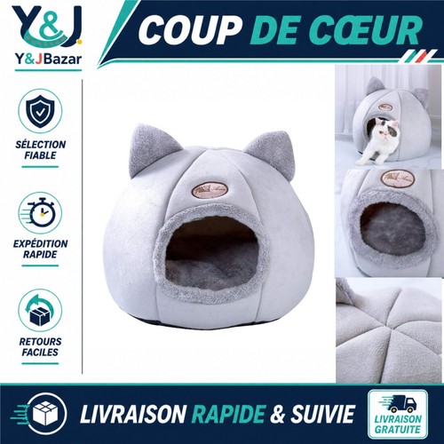 Niche pour chat dôme maison - pour,